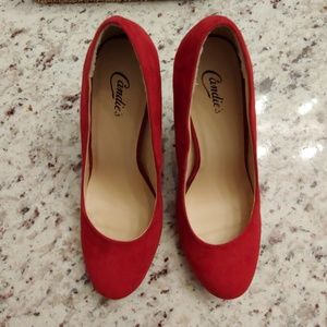 Candies Red 👠 size 7.5